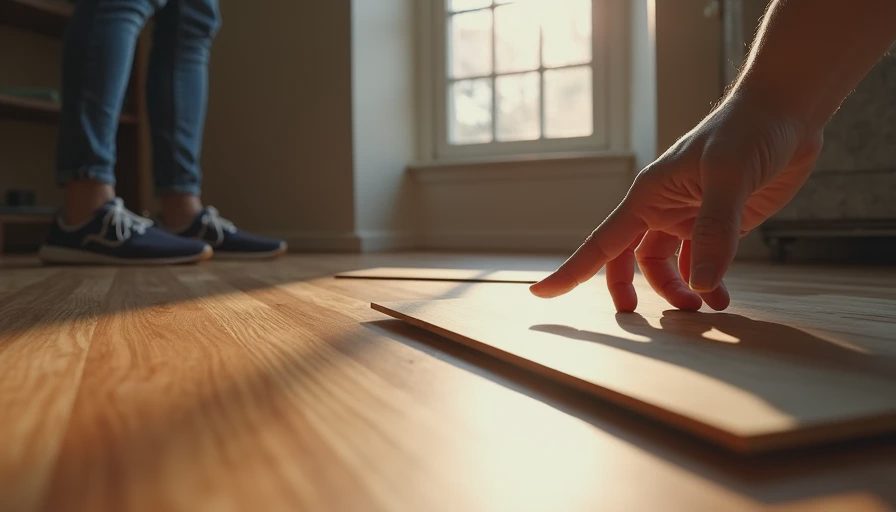 Visual context for hardwood vs engineered vs laminate flooring
