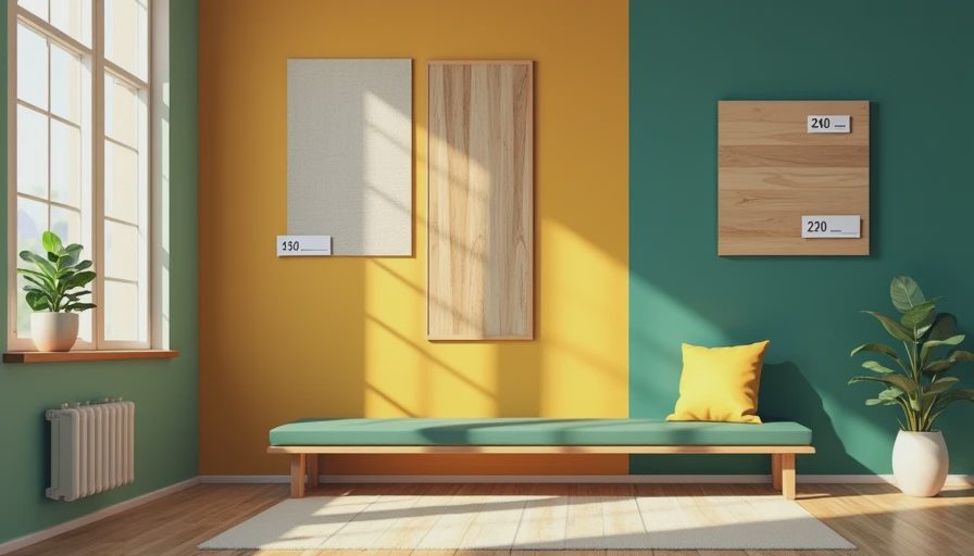 Visual context for affordable flooring options