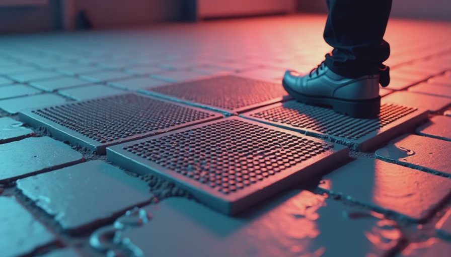 Visual context for commercial kitchen flooring