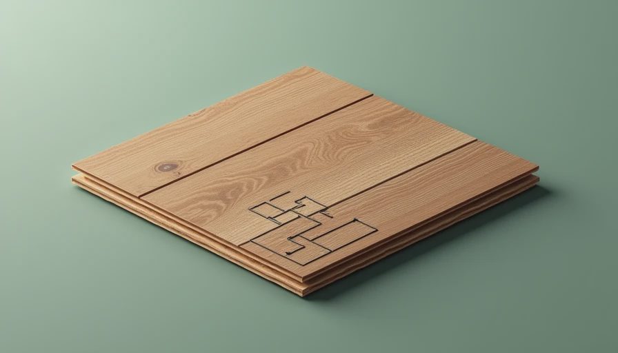 Visual context for vinyl plank layout patterns