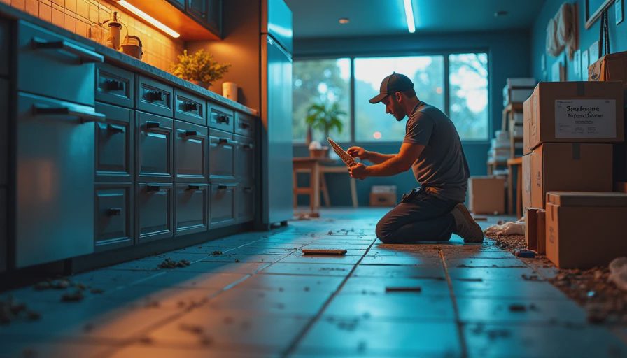 Visual context for best tiles for kitchen floor