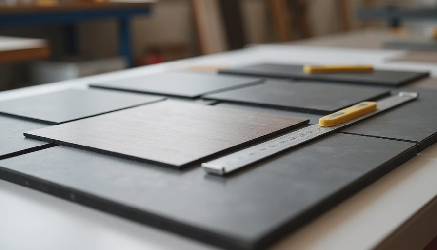 Visual context for laminate and tile combination