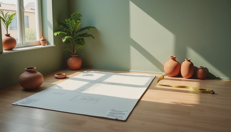 Visual context for maple engineered hardwood flooring