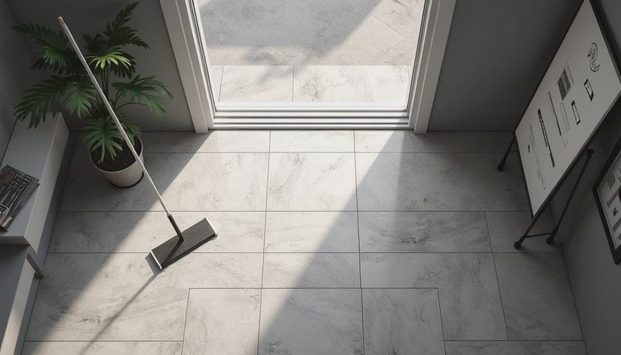 Visual context for low maintenance flooring