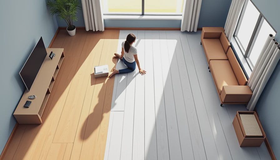 Visual context for 12 mil vinyl flooring