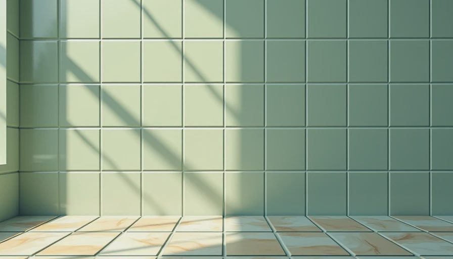 Visual context for checkerboard bathroom floor